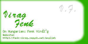 virag fenk business card